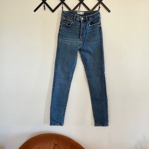 Zara 80’s Denim High Waist Skinny Jean